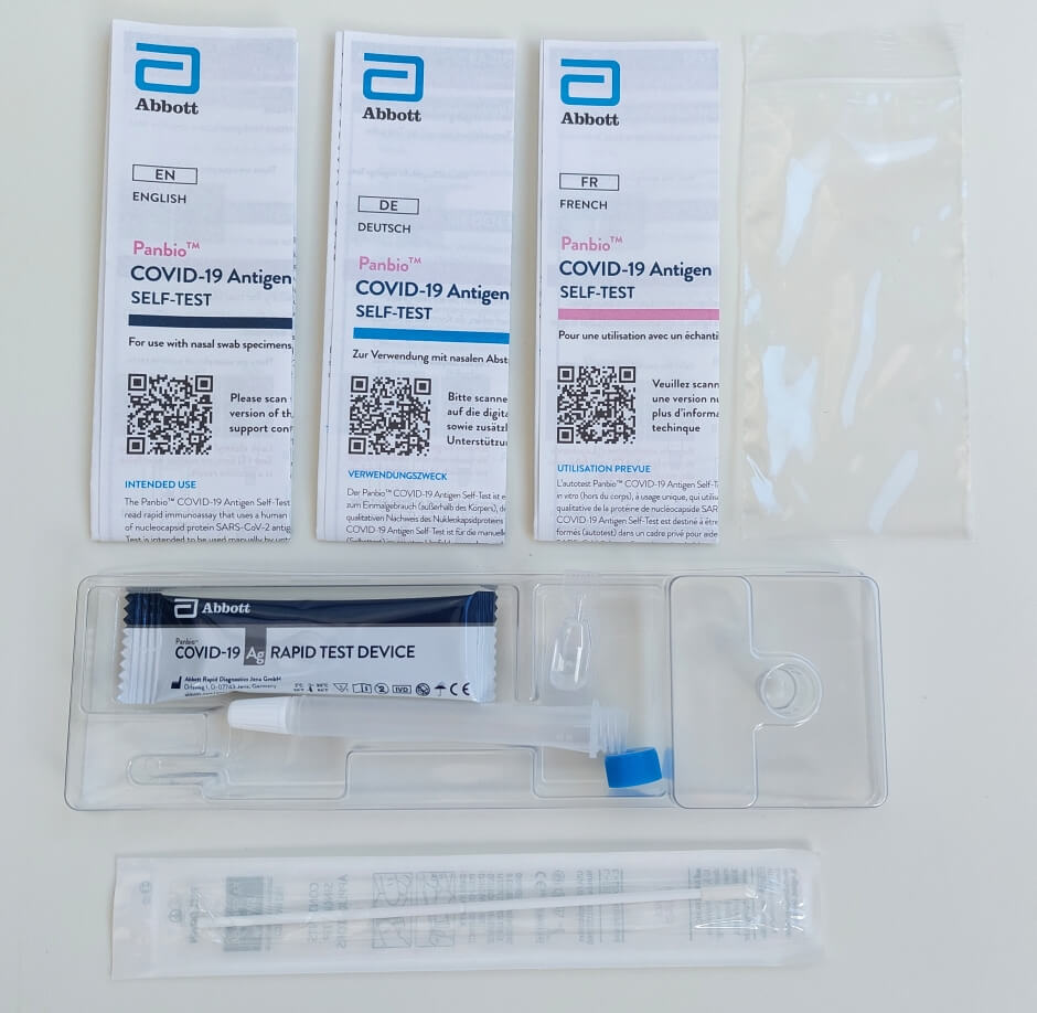 Abbott Panbio Antigen Rapid Test Self-Test Kit