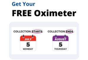 Get Your FREE Oximeter